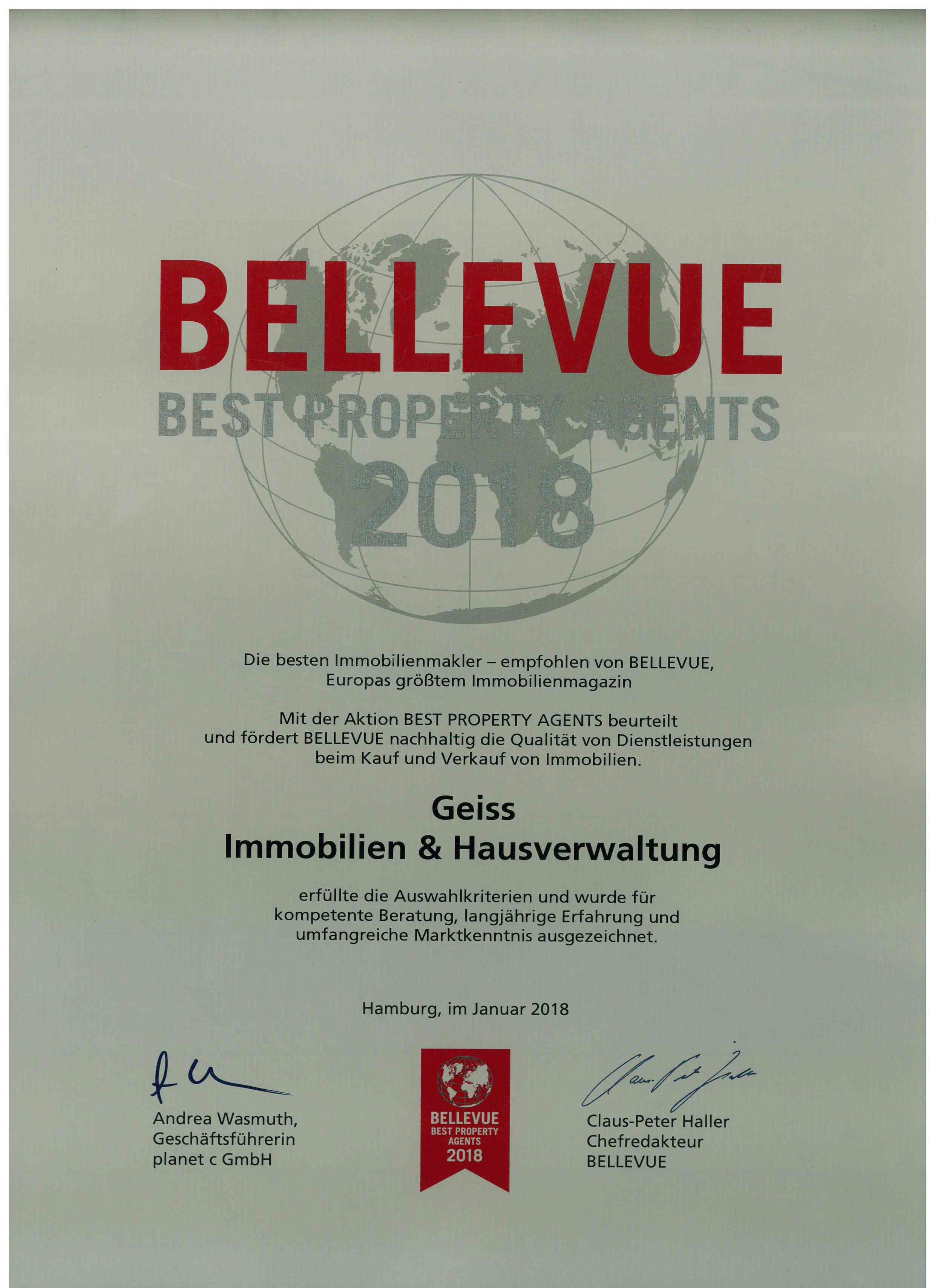 Bellevue Best Property Agents 2018
