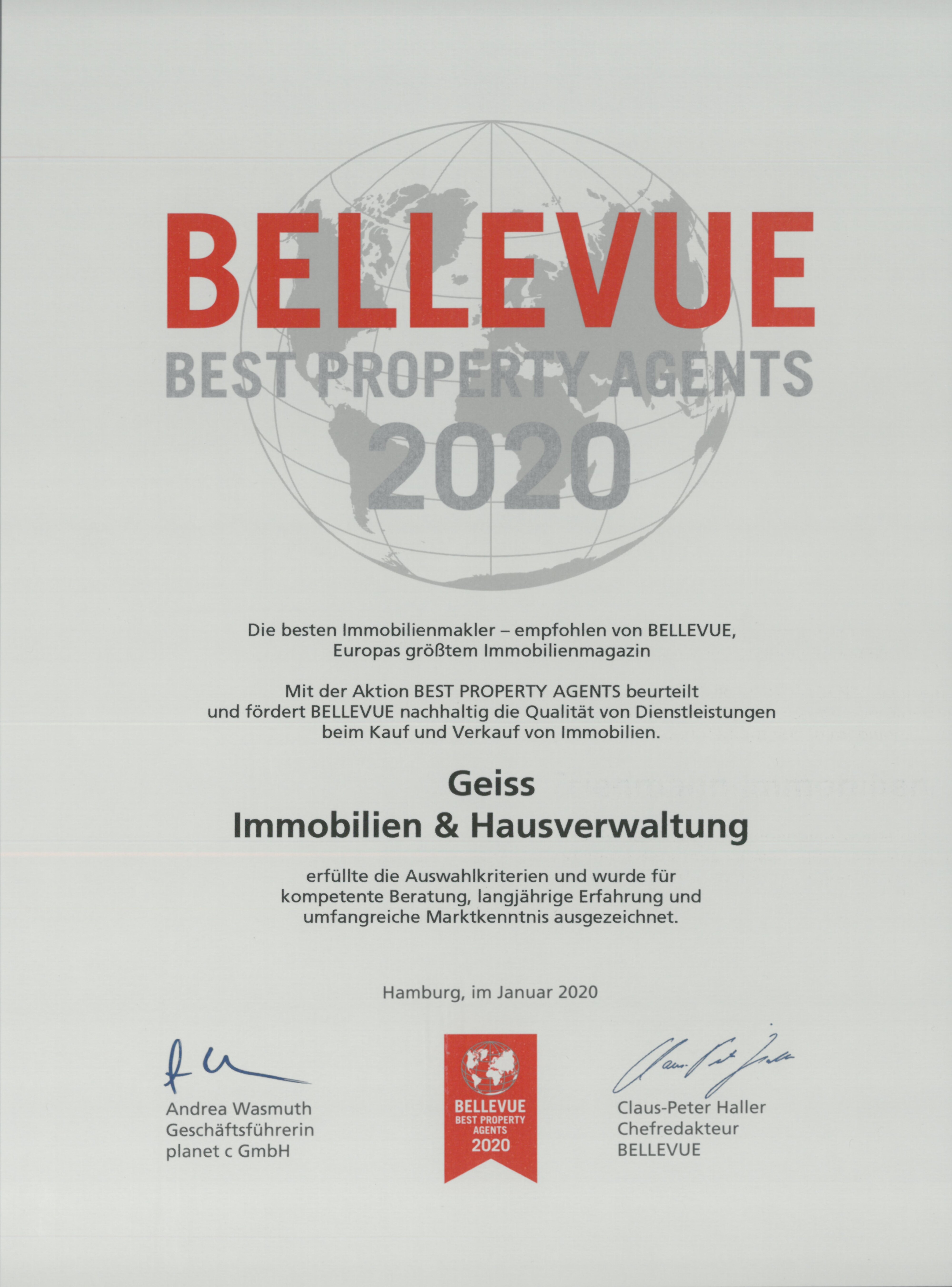 Bellevue Best Property Agents 2020