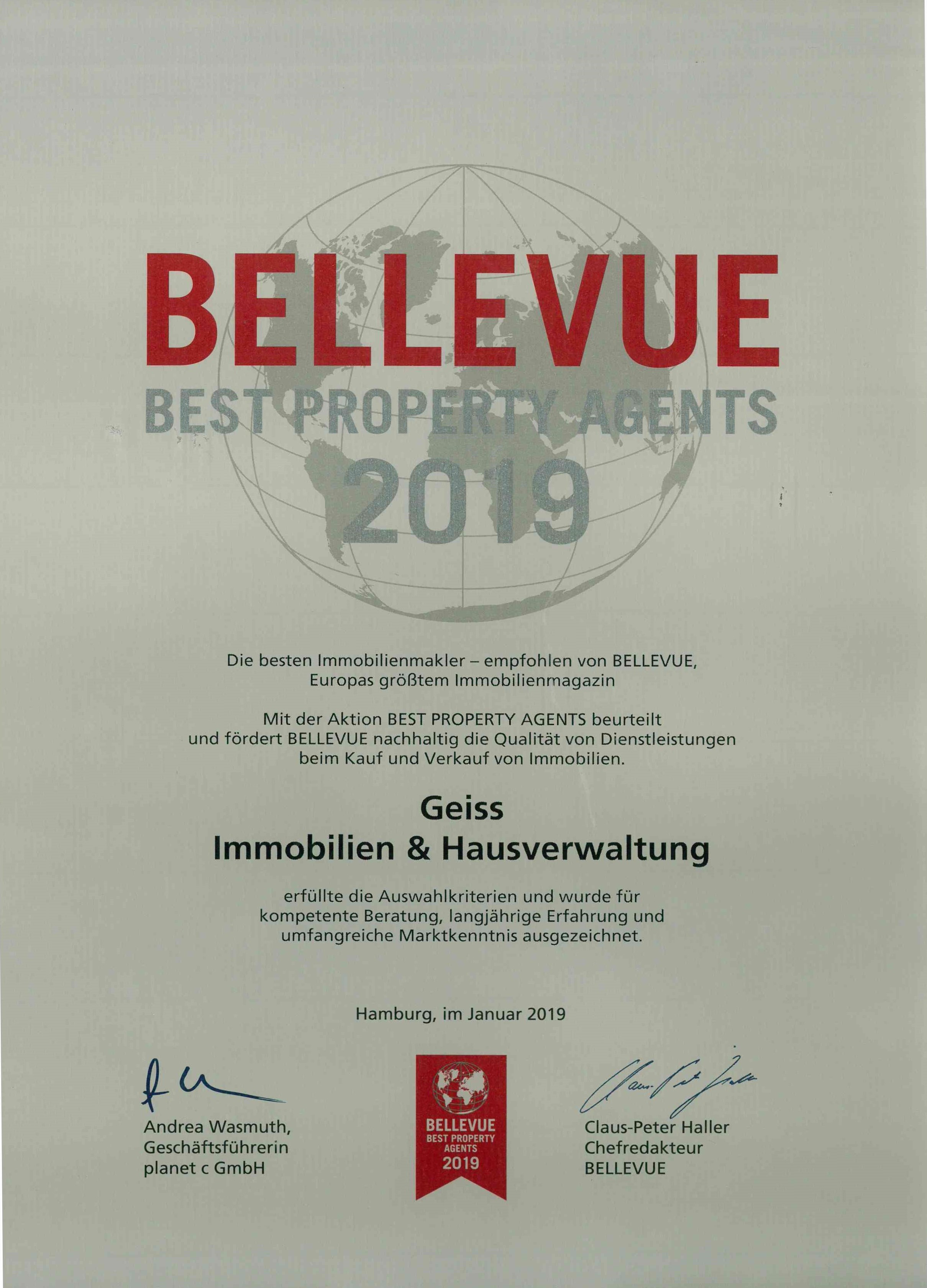 Bellevue Best Property Agents 2019